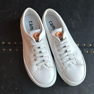 Camper Peu sneakers in white calfskin leather, size 39